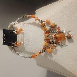 Choker Style Necklace and Earrings